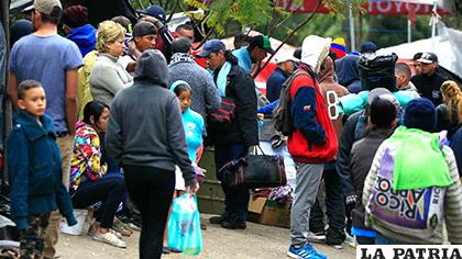 Varias familias abandonaron Venezuela por la crisis que atraviesa ese país /NTN2
