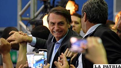 El candidato ultraderechista Jair Bolsonaro/ CONTACTO HOY