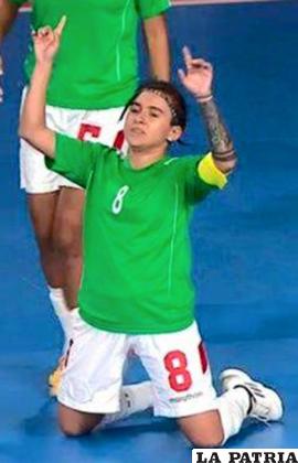 María Cristina Gálvez, destaca en la selección de Bolivia /FACEBOOK