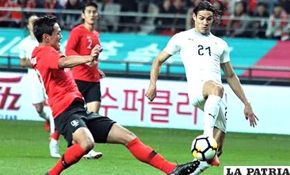 Una jugada del partido amistoso ente Corea del Sur contra Uruguay
/ PROCESO DIGITAL