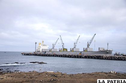 La carga fue transportada por la nave Ante Topic un buque granelero - fierrero procedente de China / Portal Portuario