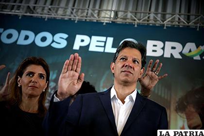 El candidato progresista Fernando Haddad, del Partido de los Trabajadores (PT) /Diario Digital Nuestro País