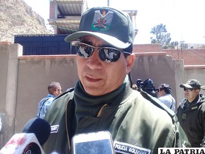 El subcomandante Departamental de Policía, coronel Freddy Betancourt /LA PATRIA