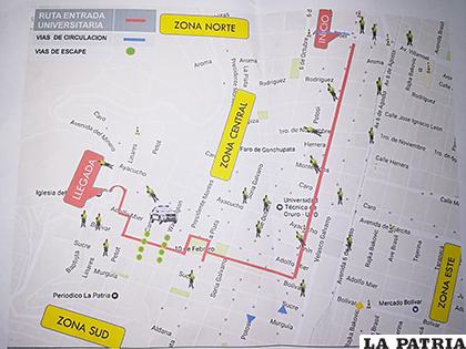 La Policía tendrá el control de la ruta de la Entrada Universitaria /LA PATRIA