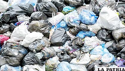 El uso de bolsas se convierte en uno de los mayores contaminantes /ERBOL