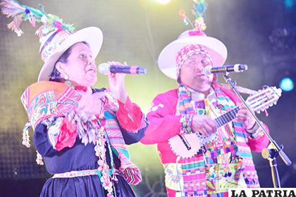 Los esposos Cornelia Veramendi y Rubén Porco