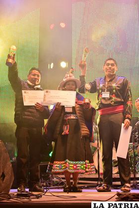 Ganadores en la categoría Solista Vocal /LA PATRIA 
