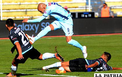 En la ida venció Bolívar 3-0 en La Paz el 29/07/2018/ APG