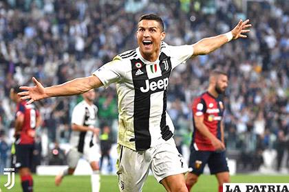 Cristiano Ronaldo anotó el único gol de Juventus/ teletica.com
