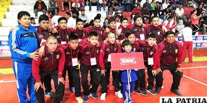 La selección orureña que fue parte del torneo nacional Sub-14/ LA PATRIA