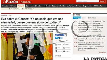 La noticia falsa que circuló por las redes sociales generó molestia en el medio impreso/ANP
