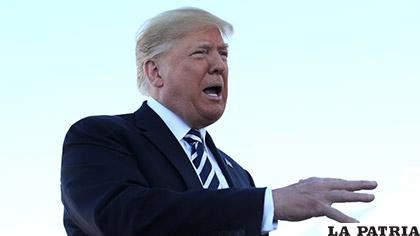 Donald Trump, durante un mitin/ lavanguardia.com