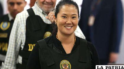 Keiko Fujimori,  líder del partido  Fuerza Popular/ rpp-noticias.io
