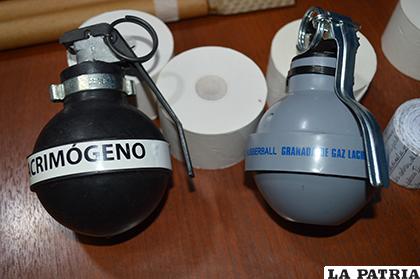Las dos granadas de gas lacrimógeno estaban en poder de los hinchas / LA PATRIA
