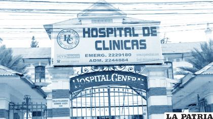 El Hospital de Clínicas fue el escenario del escape / Erbol