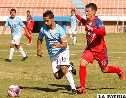 Royal Pari se impuso en la ida (0-2) en Cochabamba el 24/08/2018/ APG