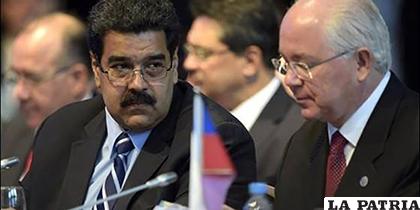 El exministro venezolano del Petróleo, Rafael Ramírez (d)/EL INFORMADOR