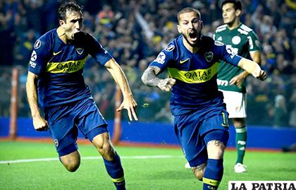 Doblete de Darío Benedetto para el triunfo de Boca ante Palmeiras /tycsports.com
