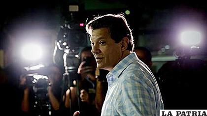 El candidato progresista Fernando Haddad /NOTICIERO DIGITAL