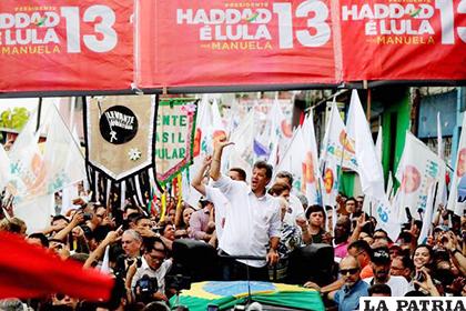El candidato a la presidencia de Brasil, el progresista Fernando Haddad /EL NUEVO HERALD