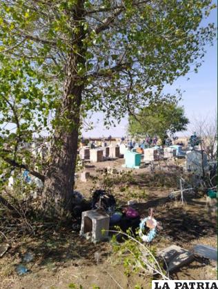 El ciudadano murió en el cementerio de Machacamarca/ CDPO