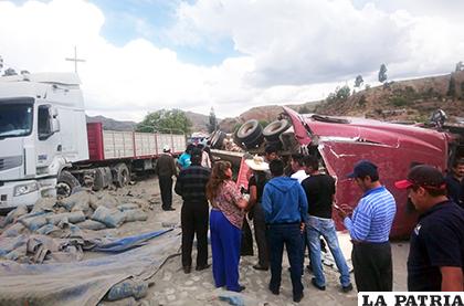 Asi quedaron los motorizados, después del infausto incidente/ Fides