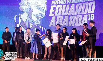 Premiación de la gestión 2018 /Premio Eduardo Abaroa /MCyT