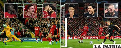 Liverpool sufrió para vencer al Salzburgo por 4 goles a 3 con doblete de Salah /dailymail.co