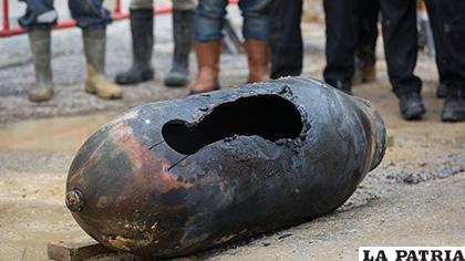Bomba usada por los Aliados sin explotar encontrada en Berlín
