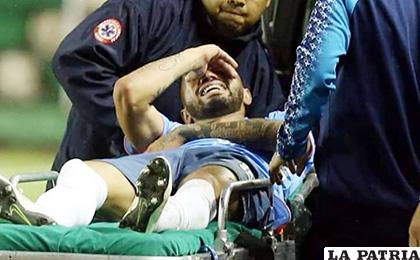 Rafinha se lesionó en el partido frente a Nacional Potosí /yahoo.com