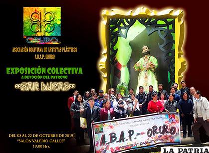 ABAP Oruro se alista para festejar el Día del Artista Plástico /ABAP Oruro /Facebook
