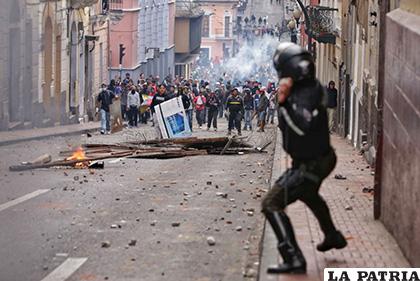 Los enfrentamientos crecen cada día en Ecuador /CIUDADANO.COM