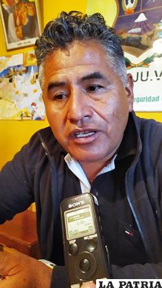 El dirigente de una de las Fedjuves, Samuel Mendizábal /LA PATRIA
