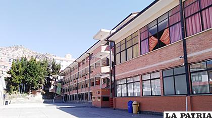 Las instalaciones del Colegio Ave María donde se gestaron los hechos de discriminación /ANF
