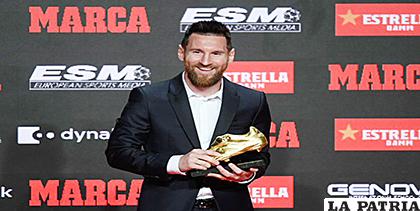 Messi obtuvo su sexta Bota de Oro al mejor goleador de las ligas de Europa /ENTORNOINTELIGENTE