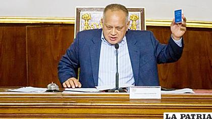 El presidente de la Asamblea Nacional Constituyente (ANC) de Venezuela, Diosdado Cabello /EFE