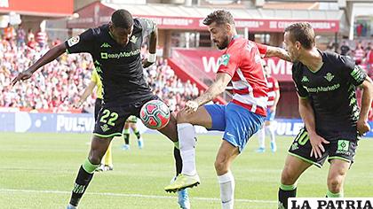 Granada vence 1-0 al Betis y se pone en la primera casilla en España /elimparcial.es