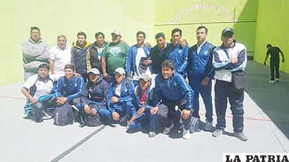 Delegación orureña que participó en el selectivo departamental /cortesía Cristóbal Arcos
