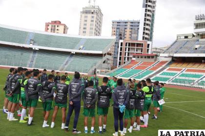 Los seleccionados continuarán entrenando en La Paz /FBF