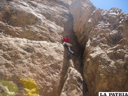Los escaladores cumplirán una actividad ambiental este domingo / archivo LA PATRIA