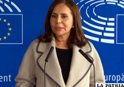 Karen Longaric, ministra de Relaciones Exteriores de Bolivia /ANF