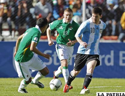 Bolivia frente Argentina, se juega en La Paz el martes 13 de octubre /archivo LA PATRIA