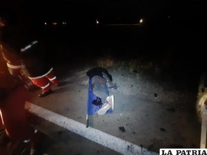Se tuvo que lamentar el deceso de una persona que no fue identificada / LA PATRIA