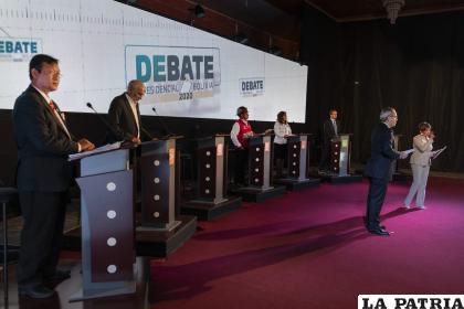 Al debate asistieron cinco candidatos /APG