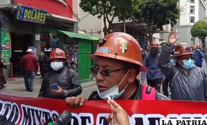 Paulino Tomás ejecutivo de los mineros de Bolívar /Facebook