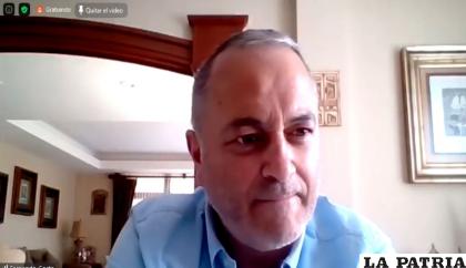 Fernando Costas, se mostró contrariado debido a la división en San José / captura