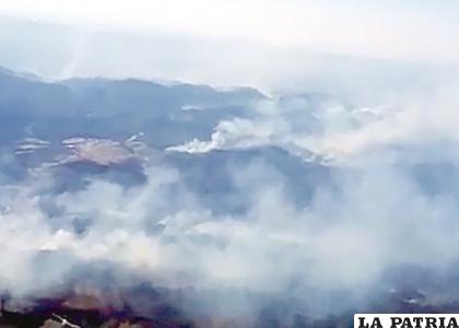 Incendios en Santa Cruz hasta hace unos días / ANF
