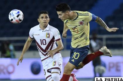 Colombia fue superior a Venezuela en el desarrollo del partido /vanguardia.com