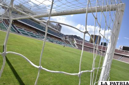 El estadio “Siles” mostrará su mejor cara en el cotejo del martes / APG