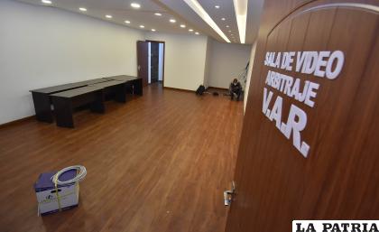 La sala donde funcionará el VAR está habilitada / APG
